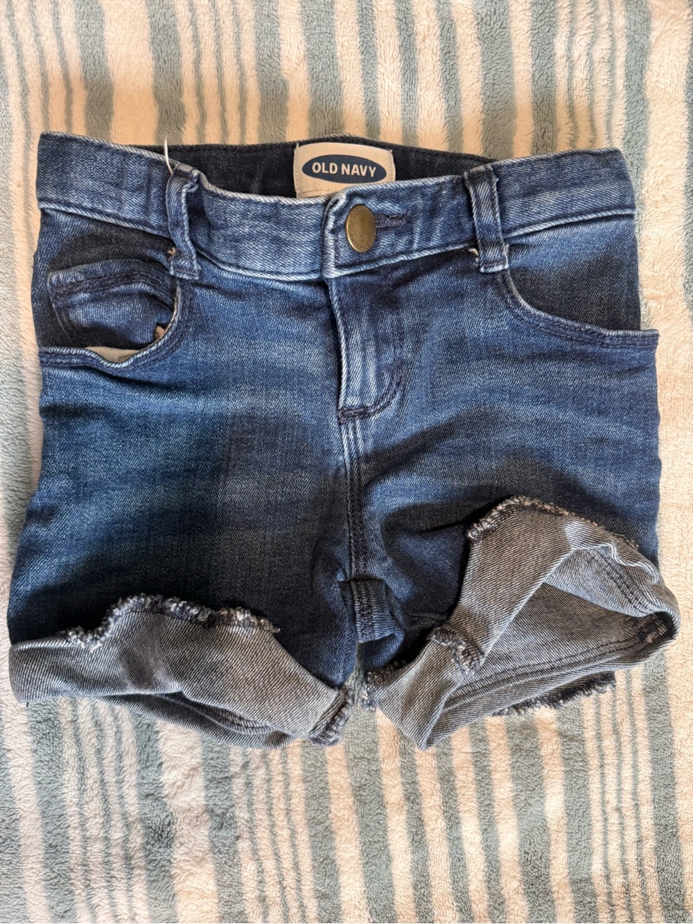 Old Navy Cuffed Denim Shorts 5T